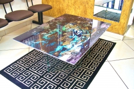 mesa de centro mármore
